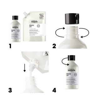 L’Oréal Pro Serie Expert Metal DX Shampoo Refill Kit