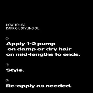 Sebastian Professional Dark Oil Smooth and Shine Styling Oil 100 ml - Hårolie