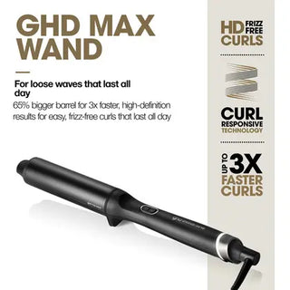 ghd Chronos Max Wand Sort - krøllejern