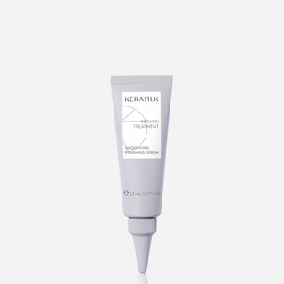 Kerasilk Keratinbehandling Smoothing Finishing Serum, 22ml, lyse lilla tube med præcisionsdyse, ideel til udglatning af håret efter behandling.