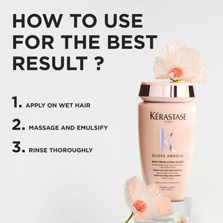 Kérastase Gloss Absolu Bain Crème Hydra-Glaze 250 ml  -Shampoo