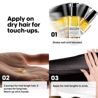 L’Oréal Pro Serie Expert Absolut Repair Molecular Bi-phase Oil 90 ml - Hårolie
